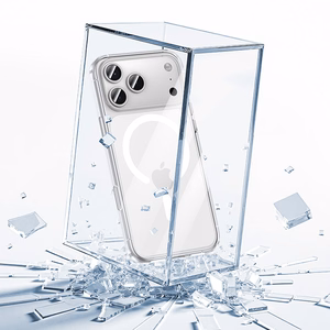 Benks Magnetic Crystal Case -suojakuori (C.K.JC.AP.00.0069) Iphone 17 Prolle, läpinäkyvä (kameran ohjauspainike)