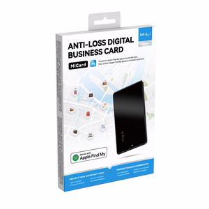 MiLi MiCard HD-P16-C Bluetooth-paikannin Apple Find My -verkkoon, musta