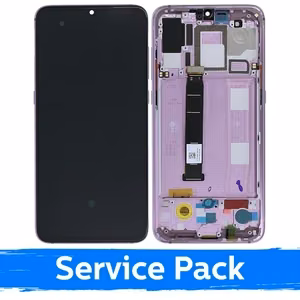 LCD-näyttö, yhteensopiva Xiaomi Mi 9 kehyksellä / Lavender Violet / (Service Pack)