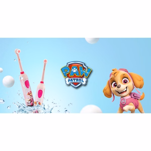 Paw Patrol lasten värähtelevä hammasharja MOTO vaaleanpunainen