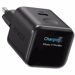 Anker Nano A121DG11 – 45 W charger with smart display, black