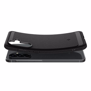 Spigen Rugged Armor Suojakuori Samsung Galaxy A56 5G:lle - musta