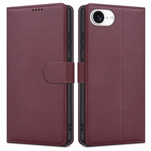 Case Fancy Wallet Xiaomi Redmi 14C/Redmi A4/Poco C75 burgundy