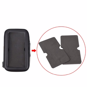 Bike Phone vedenpitävä Mount, Universal Case Polkupyörä & Moottoripyörä Puhelimen pidike Mount koko XL (max puhelimen koko: 165 mm x 80 mm) musta (ilman ohjaustankokiinnitystä)