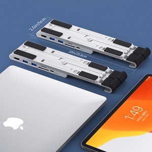 Kannettavan tietokoneen teline CHOETECH USB Type-C 7-porttisella hubilla
