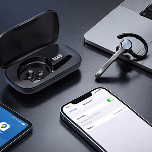 Blavec Talk 1 Multipoint Bluetooth-kuulokemikrofoni (BHTA1-B), musta