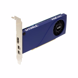 Näytönohjain Sparkle Intel Arc A310 4GB GDDR6 PCIe 4.0 8x yhden paikan tuuletin 1xHDMI 2xMini DisplayPort SA310C-4G