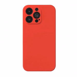 Puhelimen suojakuori Silicone Apple iPhone 16 Pro Max punainen