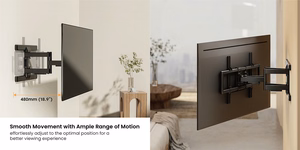 Kiinteä TV-seinäteline näytöille 37"-86"