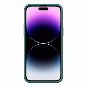 Nillkin CamShield S suojakuori iPhone 14 Pro Max:lle panssaroitu kuori kameransuojalla vihreä