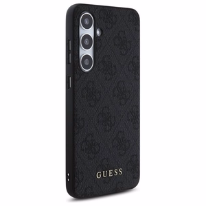 GUESS suojakuori SAMSUNG S24 FE GUHCS24FEG4GFGR (HC PU 4G Metal Logo) harmaa