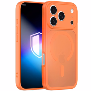 3mk Misty MagCase -suojakuori mallille iPhone 17 Pro Max / 18 Pro Max – oranssi