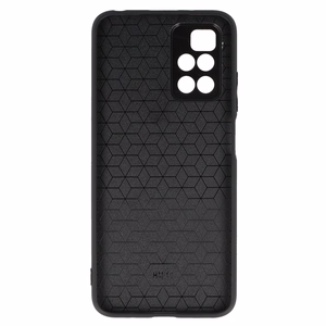 Tel Protect CARBON Case for Xiaomi Redmi 10 Black with red stripe