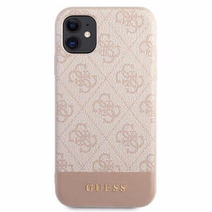 Guess 4G Stripe Collection Suojakuori iPhone 11 / Xr 6.1":lle - vaaleanpunainen