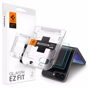 Spigen Karkaistu lasi Glas.tR EZ Fit 2 kpl Galaxy Z Flip 6 - läpinäkyvä