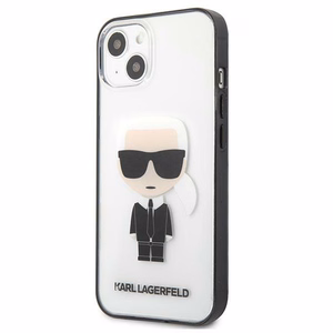 Karl Lagerfeld Iconik Karl Kotelo iPhone 13 mini - läpinäkyvä