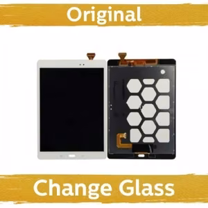 LCD-näyttö yhteensopiva Samsung T550 / T555 Tab A 9.7 valkoinen (uudistettu: Kiina)