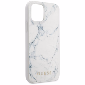 Guess Marble Suojakuori iPhone 12 mini 5.4" - Valkoinen