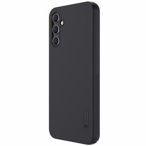 Nillkin Super Frosted Shield Suojakuori Samsung Galaxy A14 5G / Galaxy A14:lle musta