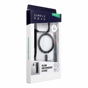 ROAR SLIM DEFENDER Suojakuori IPHONE 16 Pro:lle MagSafe-yhteensopiva musta