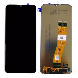 Samsung A025G A02s 2020 LCD-näyttö kosketusnäytöllä, musta ORG