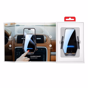 Langaton auton puhelinteline Forcell F-Grip HS6 15W tuulilasi / ilmakanava musta