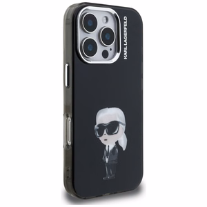 Karl Lagerfeld IML Aquarelle Karl & Logo MagSafe Suojakuori iPhone 16 Pro Maxille - Musta
