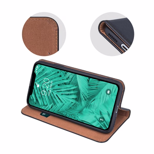 Genuine Leather Smart Pro iPhone 17 Air 6,6:lle musta