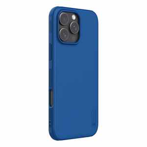 Nillkin Super Frosted Shield Pro kotelo iPhone 16 Pro - sininen