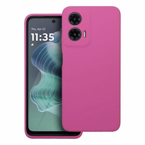 Silikoninen suojakuori Motorola G35 5G:lle 2mm vaaleanpunainen