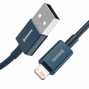 Baseus Superior USB - Lightning kaapeli 1 m 2,4A (sininen) CALYS-A03