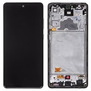 LCD screen Samsung A725/A726 A72 4G/5G with touch screen with frame Black original (service pack)