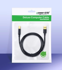 Ugreen USB Type-B -tulostinkaapeli (uros) - USB 2.0 (uros) 480 Mbps 1,5m musta (US135 10350)