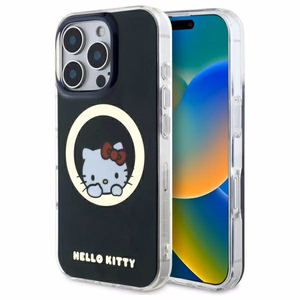 Hello Kitty IML Sweet Kitty Magsafe iPhone 16 Pro:lle Suojakuori - Musta