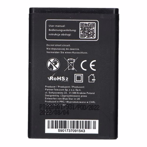 Akku Samsung E250/X200/X680/C300/E900:lle 1000 mAh Blue Star Premium