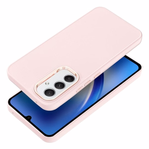 Frame Suojakuori Samsung A54 5G puuterinvaaleanpunainen