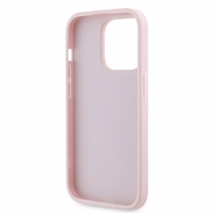 Karl Lagerfeld Diagonal Quilted Script Suojakuori iPhone 14 Pro Max:lle - vaaleanpunainen