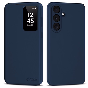 Tech-Protect Smart Wallet -suojakuori Samsung Galaxy S26 FE – matta laivastonsininen