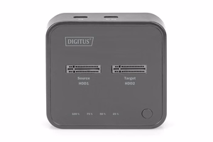 Digitus Dual M.2 NVMe SSD Docking Station with Offline Clone Function, USB-C™