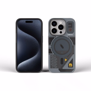 Suojakuori iPhone 16 PLUS:lle Forcell F-Protect Levels Dual Layer 4D MagSafe-yhteensopiva Military Drop-Test cyber grey