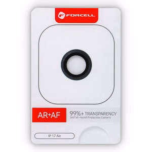 Forcell Premium kameran linssin suojalasi - iPhone 17 Air harmaa