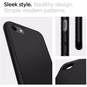 Spigen Liquid Air case for iPhone 7 / 8 / SE 2020 / SE 2022 black