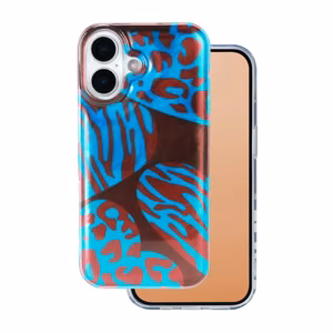 Animal Print Suojakuori iPhone 16 6,1:lle Chameleon