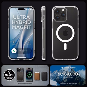 Spigen Ultra Hybrid MagSafe Suojakuori iPhone 15 Pro Max 6,7 valkoinen