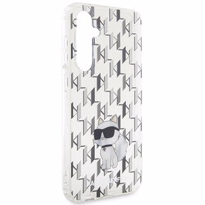 Karl Lagerfeld Monogram Suojakuori Samsung Galaxy S23 FE:lle - läpinäkyvä