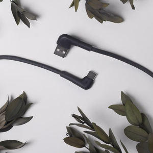 Maxlife MXUC-09 kulmakaapeli USB - USB-C 2,0 m 3A musta