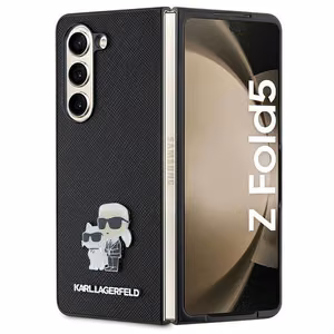 KARL LAGERFELD Suojakuori SAMSUNG Z Fold 5:lle KLHCZFD5SAKCNPK (Saffiano K&C PIN) musta