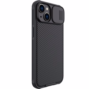 Nillkin CamShield Pro Case iPhone 14 Plus panssarisuojus kameran suojus Musta