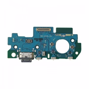 Latausliitin yhteensopiva Samsung A346 A34 5G:n kanssa flex-kaapelilla / hopea OEM