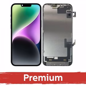LCD-näyttö iPhone 14 musta (Hard OLED / Premium)